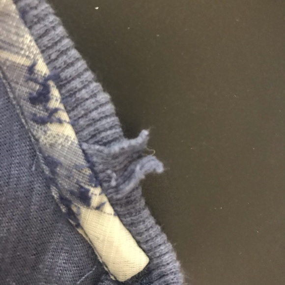 Little Yellow Button Blue/flora Cinched back - Picture 7 of 7